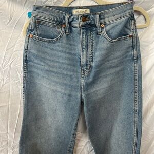 Madewell high rise flare jeans